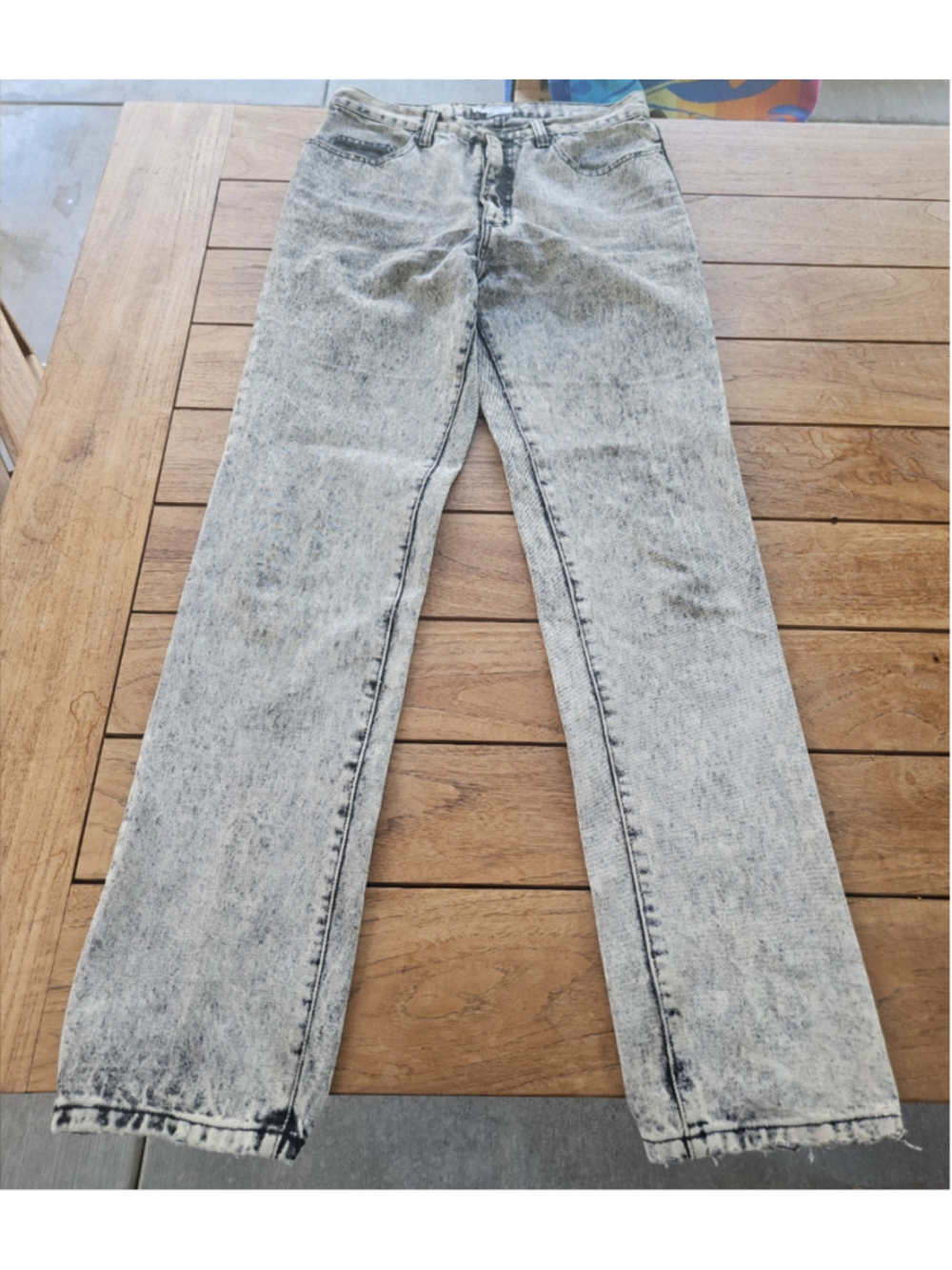 VTG Guess Georges Marciano Style 39001 Gray Acid Wash Jeans Size 32 80s 90s
